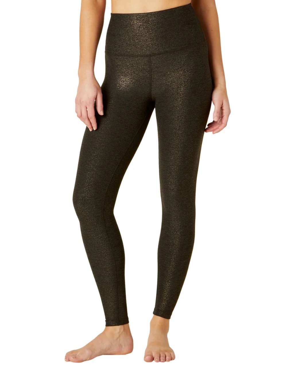NWT Beyond Yoga Spacedye Caught In The Midi High Waisted Legging- Stardust Foil